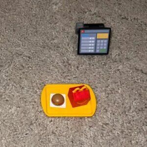 Cheeseburger and Register Lil McDonald's 2025 Happy Meal Toy Mini McDonald's